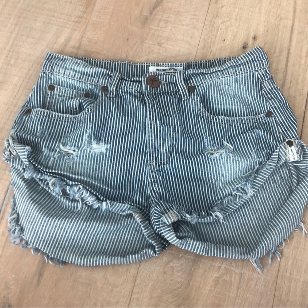 One Teaspoon Striped Shorts